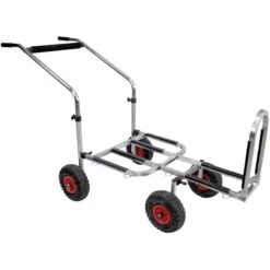 CHARIOT RIVE TRANSPORTER INOX 4 ROUES