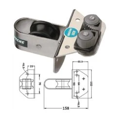 TAQUET COINCEUR PIKE N BASS COURT AVEC POULIE